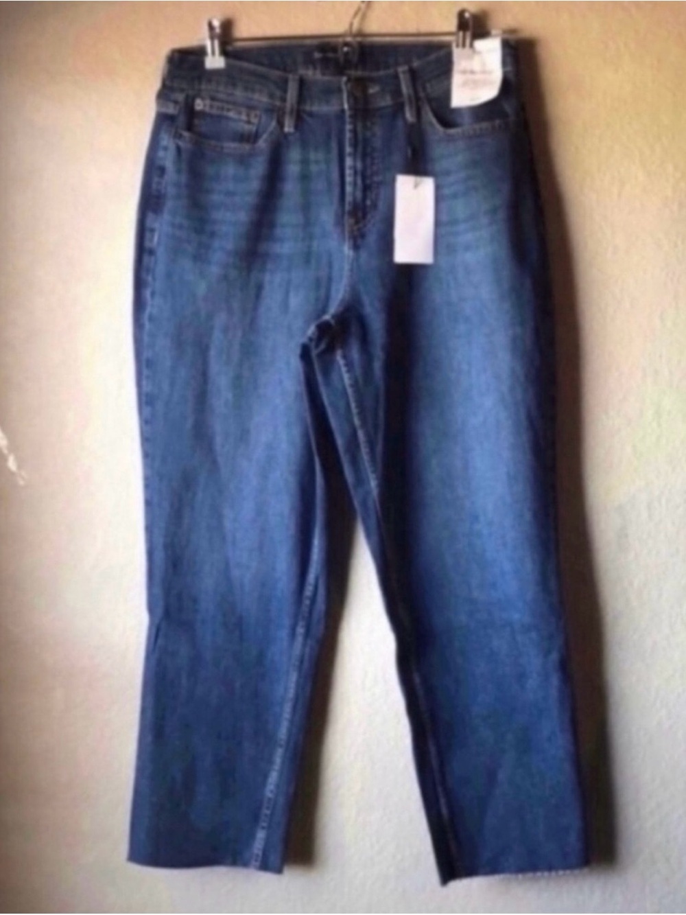 New Calvin Klein Jeans High Rise Straight Casual Denim Blue Jeans Women’s 10/30